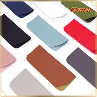 Rowans กระเป๋าใส่แว่นตากันแดด สีพื้น แบบพกพา สําหรับอ่านหนังสือ