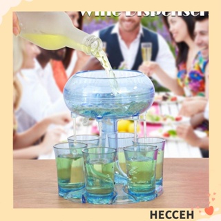 Hecceh เครื่องจ่ายไวน์ ของเหลว 6 ช็อต อเนกประสงค์ หลากสี อุปกรณ์เสริม สําหรับบาร์