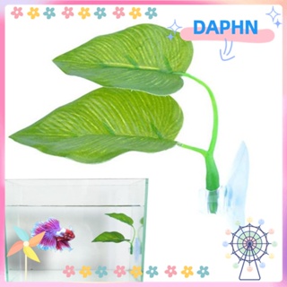 DAPHS ใบไม้ประดิษฐ์ สําหรับตกแต่งตู้ปลา 4 ชิ้น