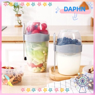 DAPHS ถ้วยใส่อาหาร ผัก สลัด แบบพกพา ขนาดใหญ่ จุของได้เยอะ