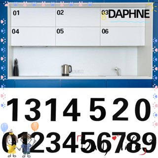 DAPHNE ป้ายตัวเลข มีกาวในตัว สไตล์โมเดิร์น สําหรับติดประตู ลิ้นชัก บ้าน 1 ชิ้น