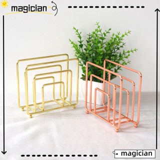 Mag เครื่องจ่ายกระดาษทิชชู่ เหล็ก ทรงสี่เหลี่ยม สีทอง ขนาด 5.4 X 2.16 X 5 นิ้ว