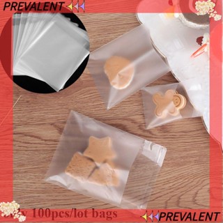 Preva ถุงใส่ขนมคุกกี้ บิสกิต แบบใส เนื้อแมตต์ 100 ชิ้น ต่อล็อต