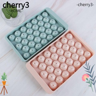 Cherry3 ถาดทําน้ําแข็ง ทรงกลม พร้อมฝาปิด