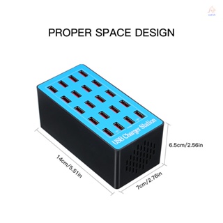 อะแดปเตอร์ชาร์จ USB 20 พอร์ต สําหรับครอบครัว และสํานักงาน