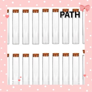 PATH หลอดทดลองวิทยาศาสตร์ แบบแก้วใส ขนาด 50 มล. 25×120 มม. สําหรับทดลองทางวิทยาศาสตร์ 18 ชิ้น