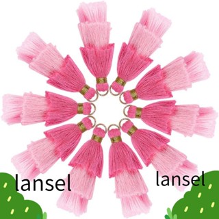 Lansel จี้พู่ สีชมพู สําหรับทําเครื่องประดับ 20 ชิ้น