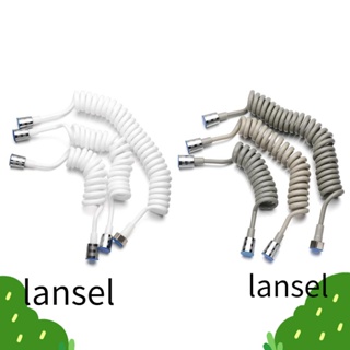 LANSEL สายฝักบัวอาบน้ํา แบบสปริง 1.5 2 3 เมตร ป้องกันน้ําประปา อุปกรณ์เสริม สําหรับห้องน้ํา