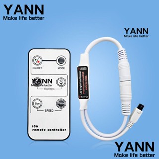 Yann1 แถบไฟ LED DC5-24V พร้อมรีโมตคอนโทรล อินฟราเรด โมโนโครมาติก