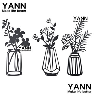 YANN1 3 ชิ้น ตกแต่งห้องน้ํา ที่มีสไตล์ โลหะ ตกแต่งผนัง สีดํา ตกแต่งผนัง ห้องนั่งเล่น