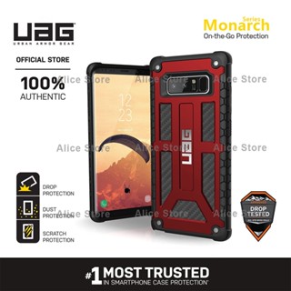 Uag เคสโทรศัพท์มือถือ กันกระแทก สีแดง สําหรับ Samsung Galaxy Note 8