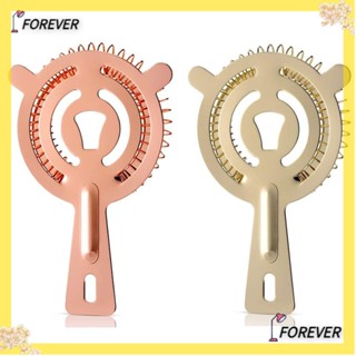 Forever ที่กรองค็อกเทล สเตนเลส สีโรสโกลด์ ทอง หนาแน่นสูง 5.7 นิ้ว 2 ชิ้น