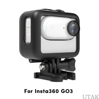 Utake เคสกรอบกันชน สําหรับกล้องแอคชั่น Insta360 GO3