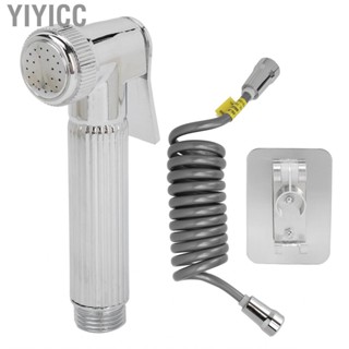 Yiyicc Handheld Bidet Sprayer Set Water Pressure Control Stainless Steel Toilet Ergonomic Multi Purpose Hygienic for Dog