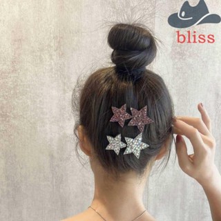 Bliss กิ๊บติดผม โลหะผสม ทรงเรขาคณิต รูปดาวห้าแฉก น่ารัก สําหรับผู้หญิง