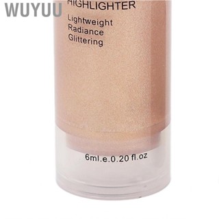 Wuyuu Shining Highlighter Makeup  Champagne Gold Luminous Easy To Use 6ml / 0.2Fl Oz Skin Friendly Glow  for Women Face