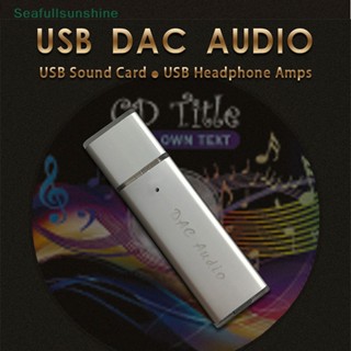 Seaf&gt; เครื่องขยายเสียง USB HiFi OTG DAC SA9023A ES9018K2M