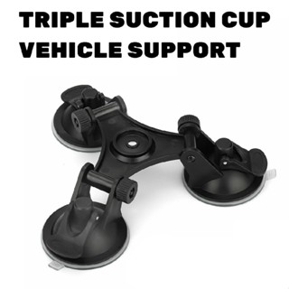 Triple Suction Cup Car Holder Mount for GoPro Hero 3 4 5 6 7 8 Action Camera