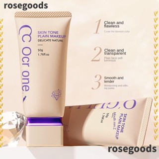 Rosegoods1 คอนซีลเลอร์ครีม ป้องกันเหงื่อ กระชับรูขุมขน โปร่งแสง ให้ความชุ่มชื้น ไม่เหนียวเหนอะหนะ