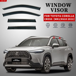 ที่บังแดดหน้าต่างรถยนต์ PC อุปกรณ์เสริม สําหรับ Toyota Corolla Cross XG10 2021-2023 4 ชิ้น