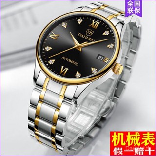 Tiannbu Brand Watch [พร้อมส่ง] 022B นาฬิกาข้อมืออัตโนมัติ เรืองแสง กันน้ํา สําหรับผู้ชาย