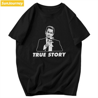 [100% Cotton] เสื้อยืดคอกลม แขนสั้น ผ้าฝ้าย พิมพ์ลาย Barney Stinson True Story How I Met Your Mother Tv สําหรับผู้ชาย