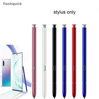 Flashquick ปากกาสไตลัส แรงดันสูง สําหรับ Galaxy Note 10 Note 10 Plus Pro Active Capacitive ไม่มีบลูทูธ โทรศัพท์มือถือ S Pen Nice 1 ชิ้น