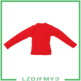 [Lzdjfmy3] เสื้อยืดแขนยาว สเกล 1/12 สําหรับตุ๊กตา 6 นิ้ว