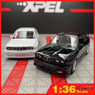 Klt โมเดลรถยนต์จําลอง 1:36 BMW M3 1987 ของเล่นสําหรับเด็กผู้ชาย