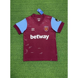 เสื้อกีฬาแขนสั้น ลายทีมชาติฟุตบอล West Ham United ชุดเหย้า ทีมเยือนไทย เบอร์ 23-24 41 ข้าวสารเลขที่ เสื้อกีฬาแขนสั้น พิมพ์ลาย Antonio 9