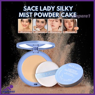 Sace Lady Oil-control Compact Powder Foundation Waterproof Matte Face Powder Original 8g -AME1