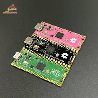 [WillbehotT] ไมโครคอมพิวเตอร์ พลังงานต่ํา ประสิทธิภาพสูง Cortex-M0+ Processor Raspberry Pi Pico Board RP2040 Dual-Core 264KB ARM [ใหม่]