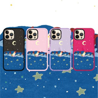 Casetify X LATE NIGHT RosePink เคสโทรศัพท์มือถือแบบนิ่ม ใส กันกระแทก สําหรับ iPhone 15 14 13 12 11 Pro MAX IX XS MAX XR 6 6s 7 8 Plus