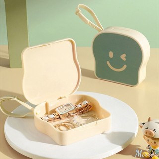 Toast Shape Storage Box Multi-functional Cosmetic Storage Bag ตะกร้าเก็บเครื่องประดับเบ็ดเตล็ด Multi-functional Storage Box Organizer M