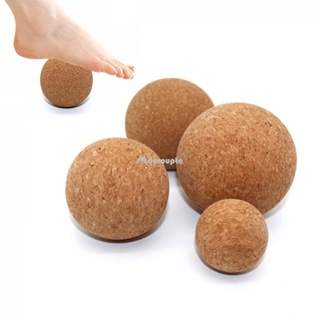 Cork Massage Ball นวดหลัง นวดเท้า ลูกบอลโยคะ ความตึงเครียด Release Therapy Myofascial Ball ผ่อนคลายกล้ามเนื้อ Trigger Point