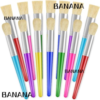 Banana1 แปรงทาสีอะคริลิค ทรงกลม ขนาดใหญ่ 8 สี 7 นิ้ว 16 ชิ้น