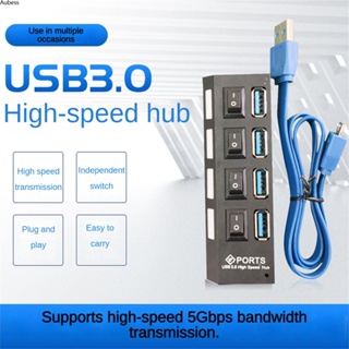 Aubess Aubess Aubess พอร์ตเดียว USB3.0 Hub 7พอร์ต/4พอร์ตพร้อมตัวแยกแสงแบบเปิด (ไม่มีแหล่งจ่ายไฟ)