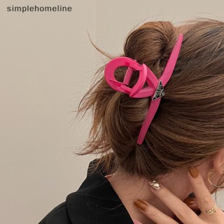 [simplehomeline] ใหม่ พร้อมส่ง กิ๊บติดผม รูปปลาฉลาม สีแดงกุหลาบ ขนาดใหญ่