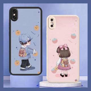 Silica gel simple Phone Case For iphone XS max protective luxurious Waterproof Anti-knock Back Cover couple