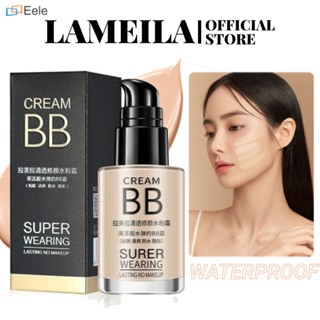 LAMEILA Matte Foundation Waterproof Clear Repair Moisturizing Concealer BB Invisible Pores Natural Base Makeup ↑Eele