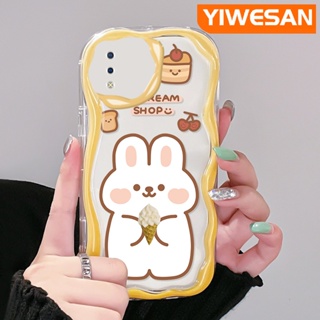 เคสใส แบบนิ่ม ลายการ์ตูนกระต่าย ไอศกรีม กันกระแทก สําหรับ VIVO Y93 Y93s Y91 Y91i Y95