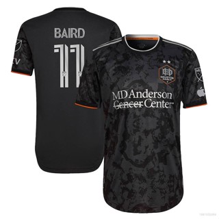 Ani 2023 MLS Corey Baird Houston Dynamo FC เสื้อยืดลําลอง แขนสั้น พลัสไซซ์ เหมาะกับการเล่นกีฬา