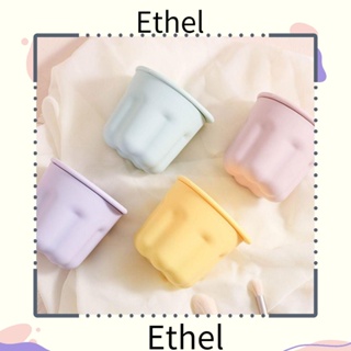 Ethel1 กล่องซิลิโคน สําหรับทําความสะอาดแปรงแต่งหน้า