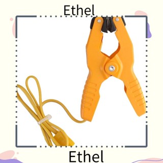 Ethel1 K-Type สีเหลือง HT-05 -40~200℃ แคลมป์หนีบอุณหภูมิท่อ