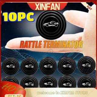 Xinfan ชุดปะเก็นยาง กันกระแทก ติดขอบประตูรถยนต์ 10 ชิ้น