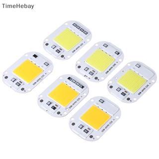 Timehebay ชิปหลอดไฟ LED 20W 30W 50W AC 220V COB DIY EN