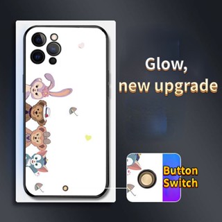 เคสโทรศัพท์มือถือ ลายการ์ตูน MG มีไฟ LED สําหรับ iPhone 15 15Ultra 15plus 15pro 14Promax 14plus 13Promax 12ProMax 7 8plus XR XS X XSMAX 11ProMax 11pro