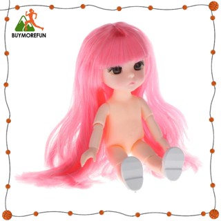 [Buymorefun] ตุ๊กตา BJD ขยับได้ 1/12 ขยับได้ สีขาว DIY ของเล่น ของขวัญวันเกิด สไตล์ 1