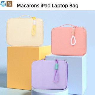 Xiaomi Youpin Macaron กระเป๋าใส่แล็ปท็อป แท็บเล็ต คอมพิวเตอร์ ขนาด 47 ซม. 37 ซม. 50 ซม. แบบพกพา หลากสี สําหรับ ipad air5 Mini กระเป๋าใส่แล็ปท็อป