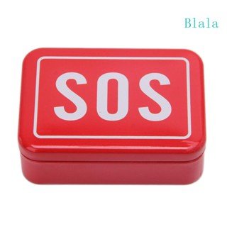 Blala SOS กล่องดีบุก สําหรับใส่ยา อุปกรณ์ปฐมพยาบาล